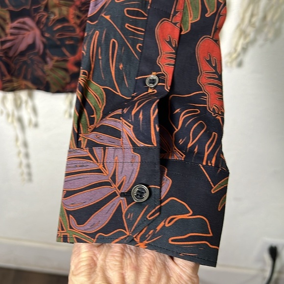 Ted Baker Chad Bold Tiger Print Slim Fit Long Sleeve Shirt Size 5/US42 - Picture 5 of 13
